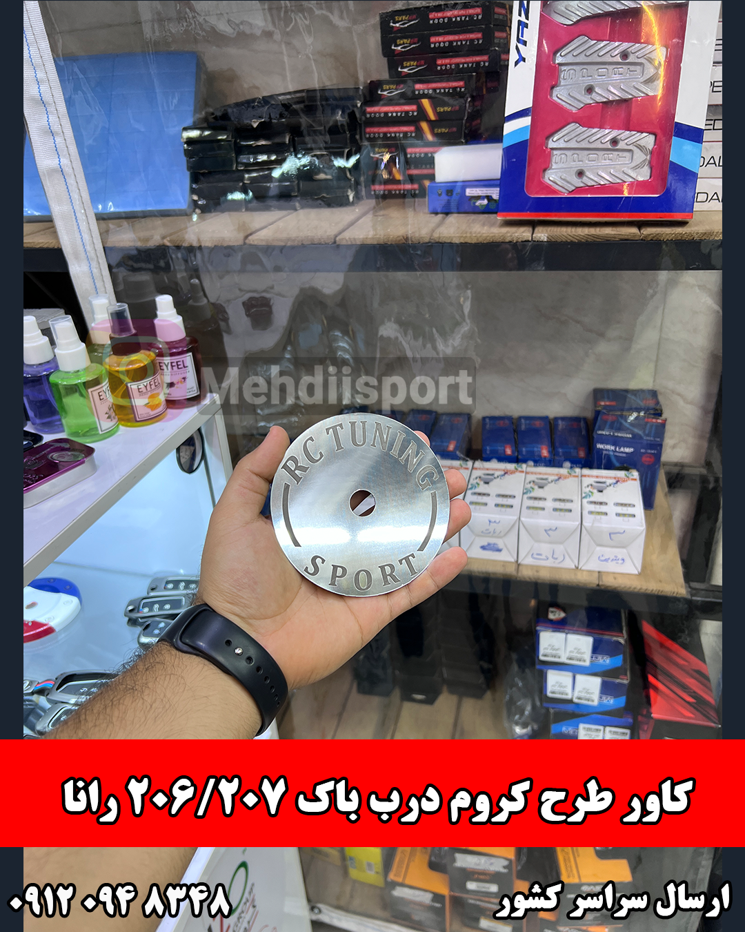 کاور درب باک استیل 206/207/رانا (815)